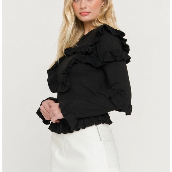 New Endless Rose ruffle sweater - Picture 4 of 12